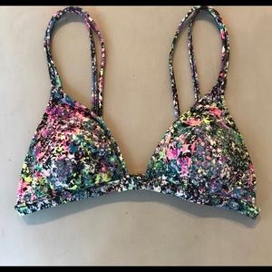 Victoria’s Secret graffiti bikini top
